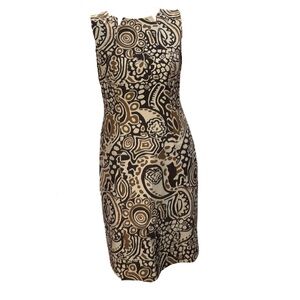 EUC David Meister Summer Shift Sheath Dress